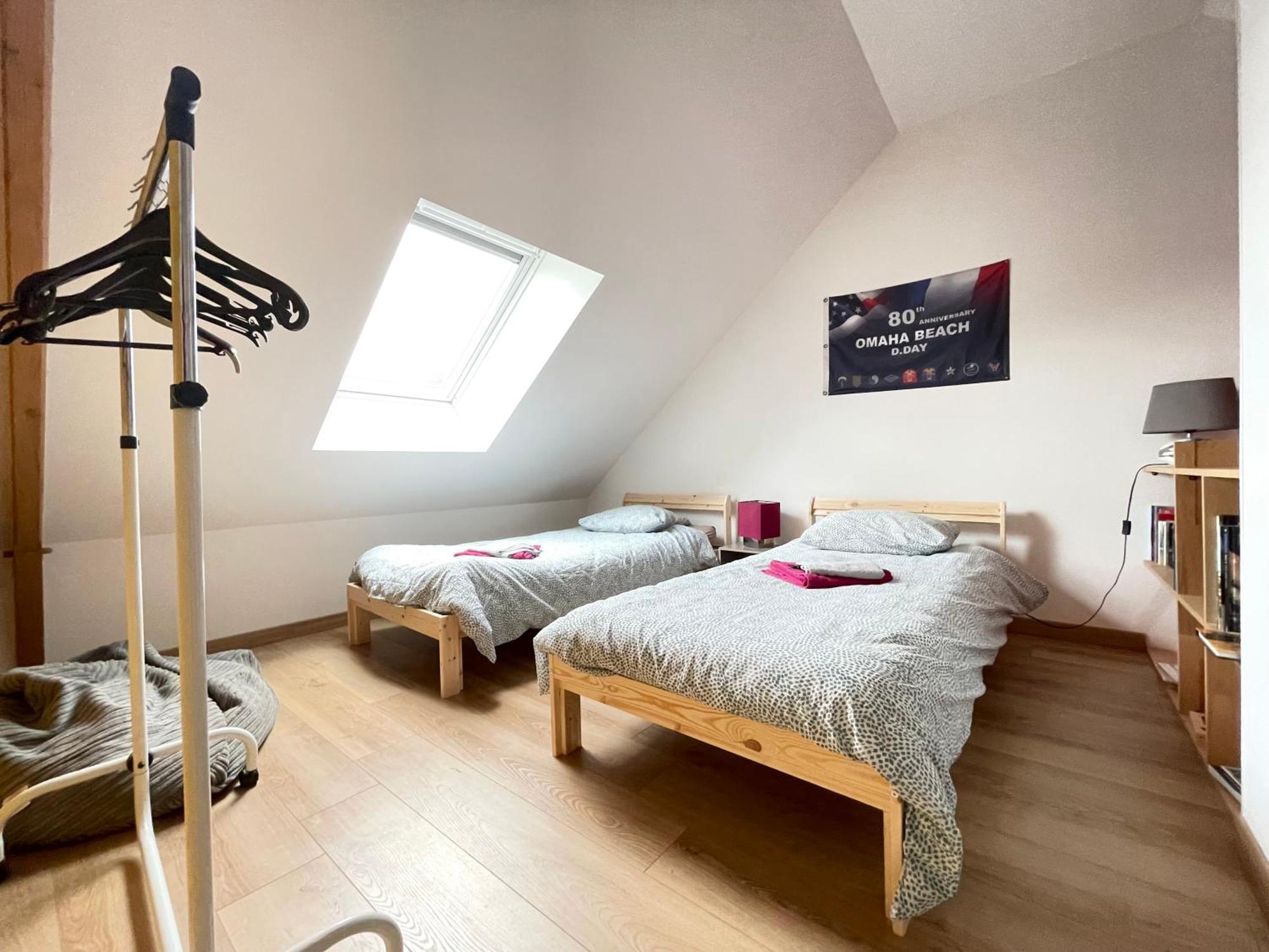Sweet Omaha Belle Maison Recente Lumineuse Et Cosy Bien Equipee Jardin Clos 15 Mn A Pied Plage Omaha Beach Et Proche De Bayeux & Port En Bessin Saint-Laurent-sur-Mer Eksteriør bilde