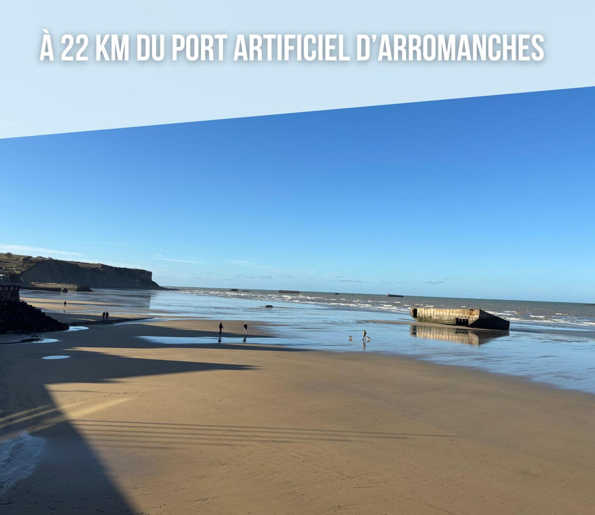 Sweet Omaha Belle Maison Recente Lumineuse Et Cosy Bien Equipee Jardin Clos 15 Mn A Pied Plage Omaha Beach Et Proche De Bayeux & Port En Bessin Saint-Laurent-sur-Mer Eksteriør bilde